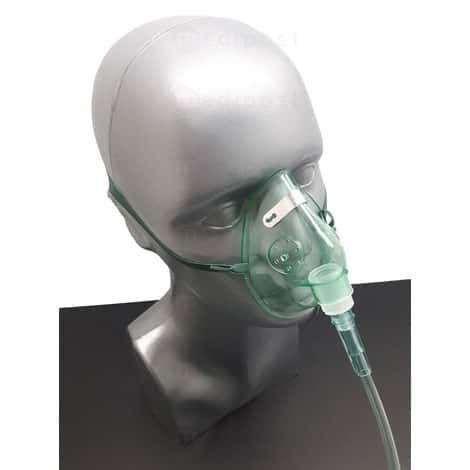 Masque à oxygène à haute concentration avec tubulure